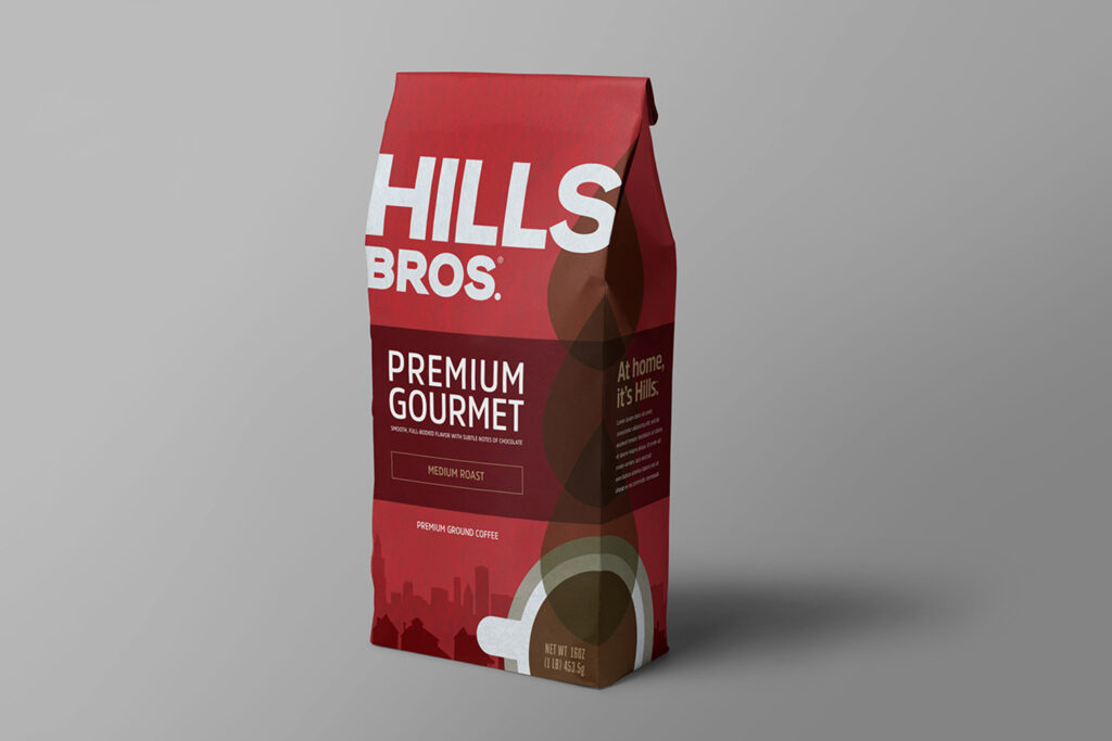 Hills Bros Coffee Packaging