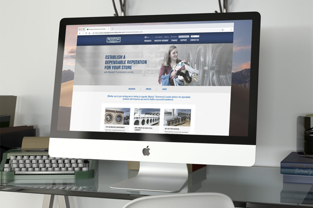 Maytag Commercial Laundry Website